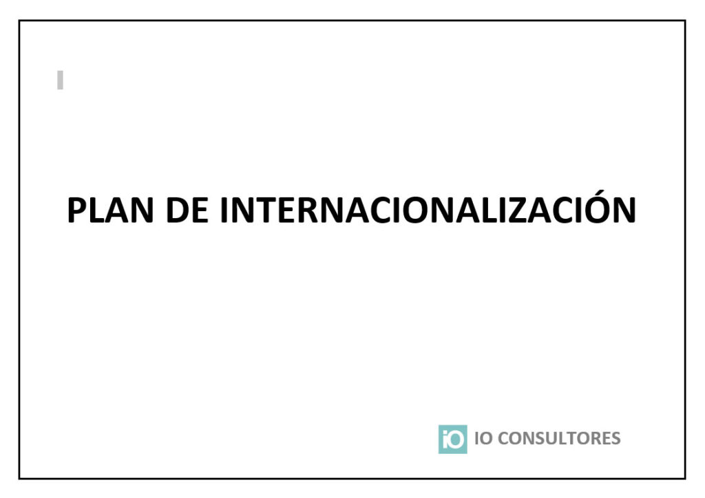 Plan de Internacionalización